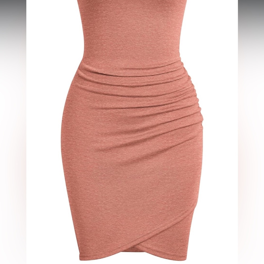 NWT Ruched Dress - Picture 2 of 9